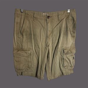 Urban Papeline hits at free Men's Tan Cargo Shorts Brown Size 34 Y2K street wear